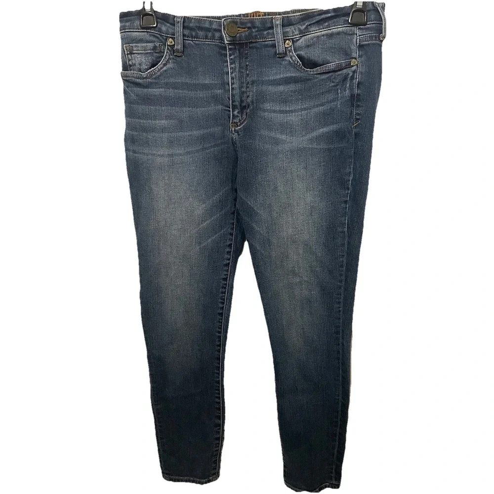 KUT From The Kloth Dakota Ankle Skinny Jeans‎ Women's 10 Medium Wash Stretch